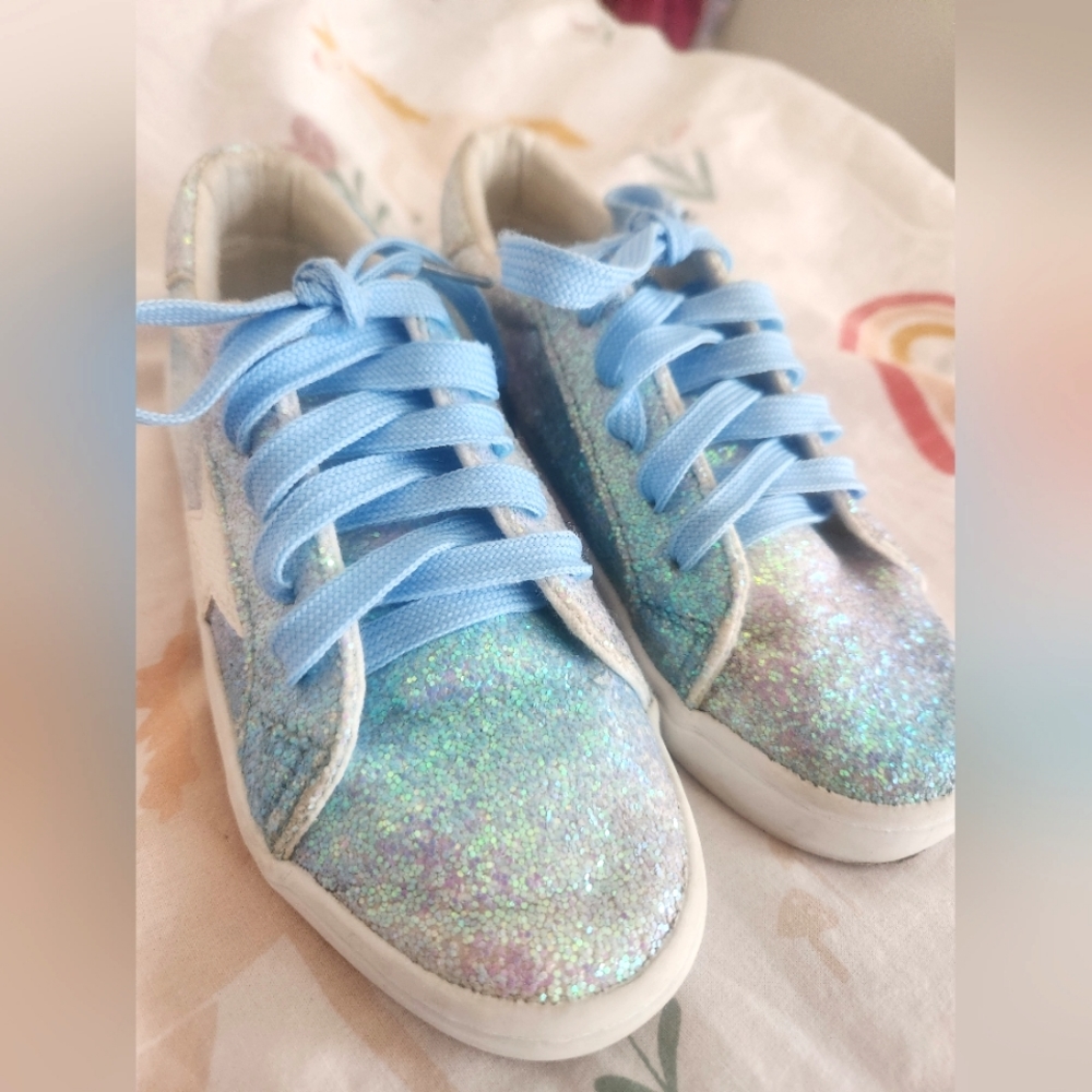 Girl's Giggles Sparkly glitter Shoes 13
